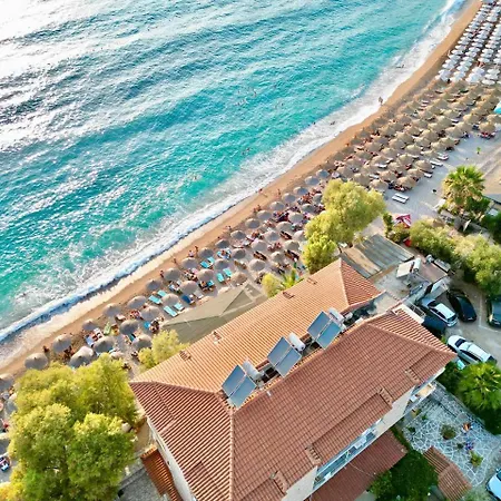 Potam'sea Bliss 6 - Front, Sun Beds & Parking Himara