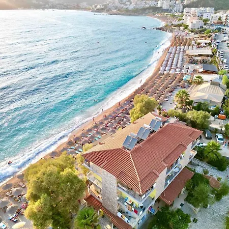 Potam'sea Bliss 6 - Front, Sun Beds & Parking Himara