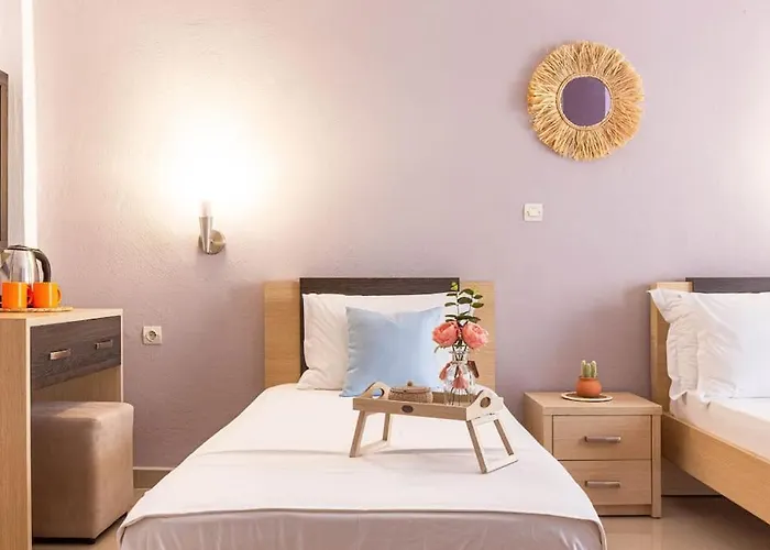 Potam'sea Bliss 6 - Front, Sun Beds & Parking * Himare